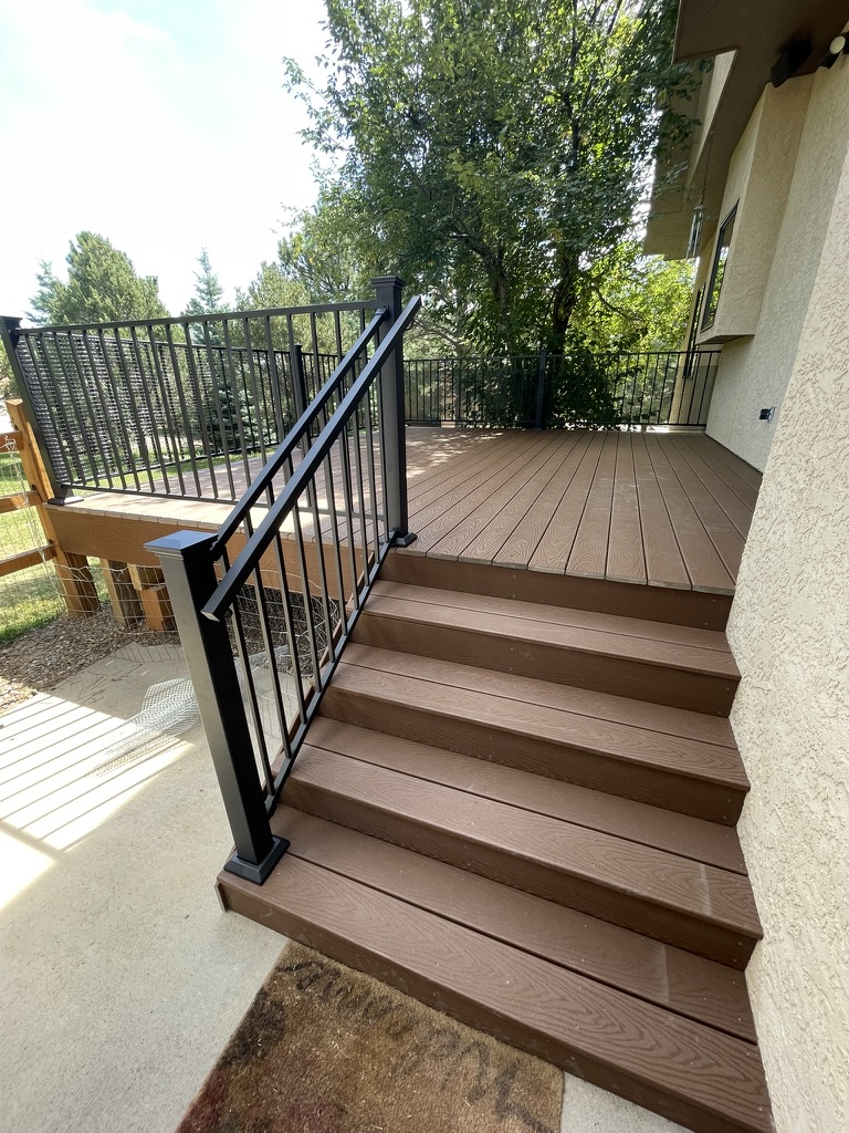 Custom Deck & Outdoor Living Renovation after