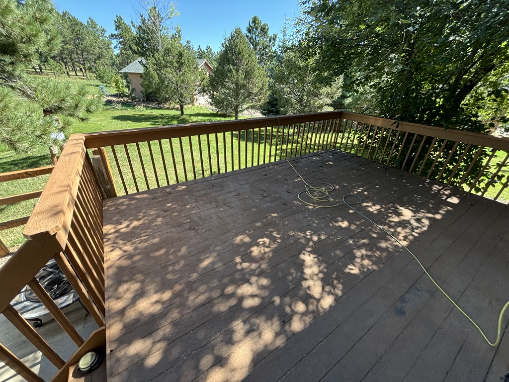 Custom Deck & Outdoor Living Renovation before
