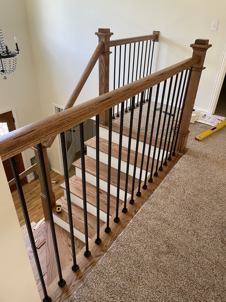 Custom Staircase & Railing Transformation after