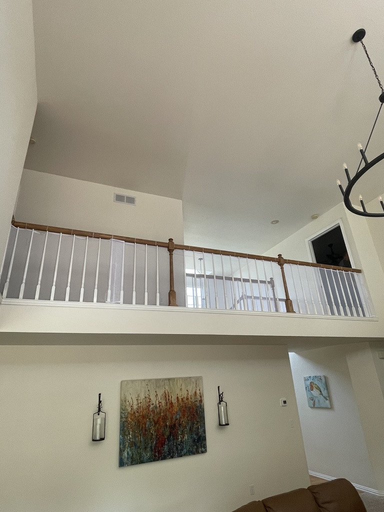 Custom Staircase & Railing Transformation before
